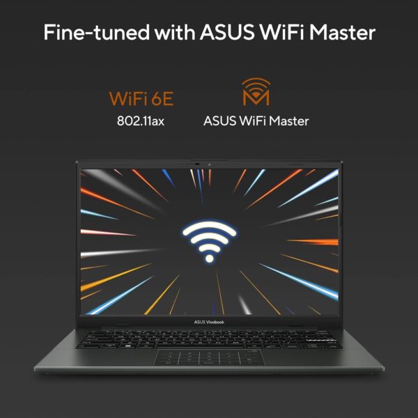 ASUS Vivobook Go 14, AMD Ryzen 5 7520U,Thin & Light Laptop (16GB RAM/512GB SSD/FHD/14/60Hz/42WHrs/Win11/M365 Basic (1Year)*/Office Home 2024/Mixed Black/Backlit KB/1.38 kg) E1404FA-NK5542WS